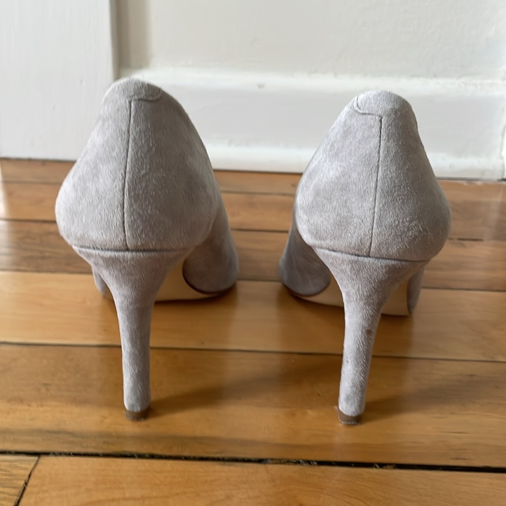 Blue Suede Heels - Picture 4 of 8